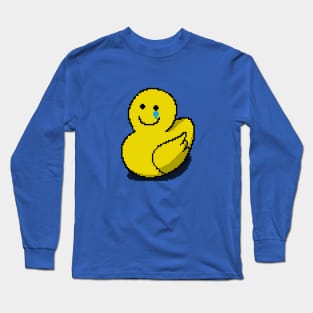 Duckys cry emoji Long Sleeve T-Shirt